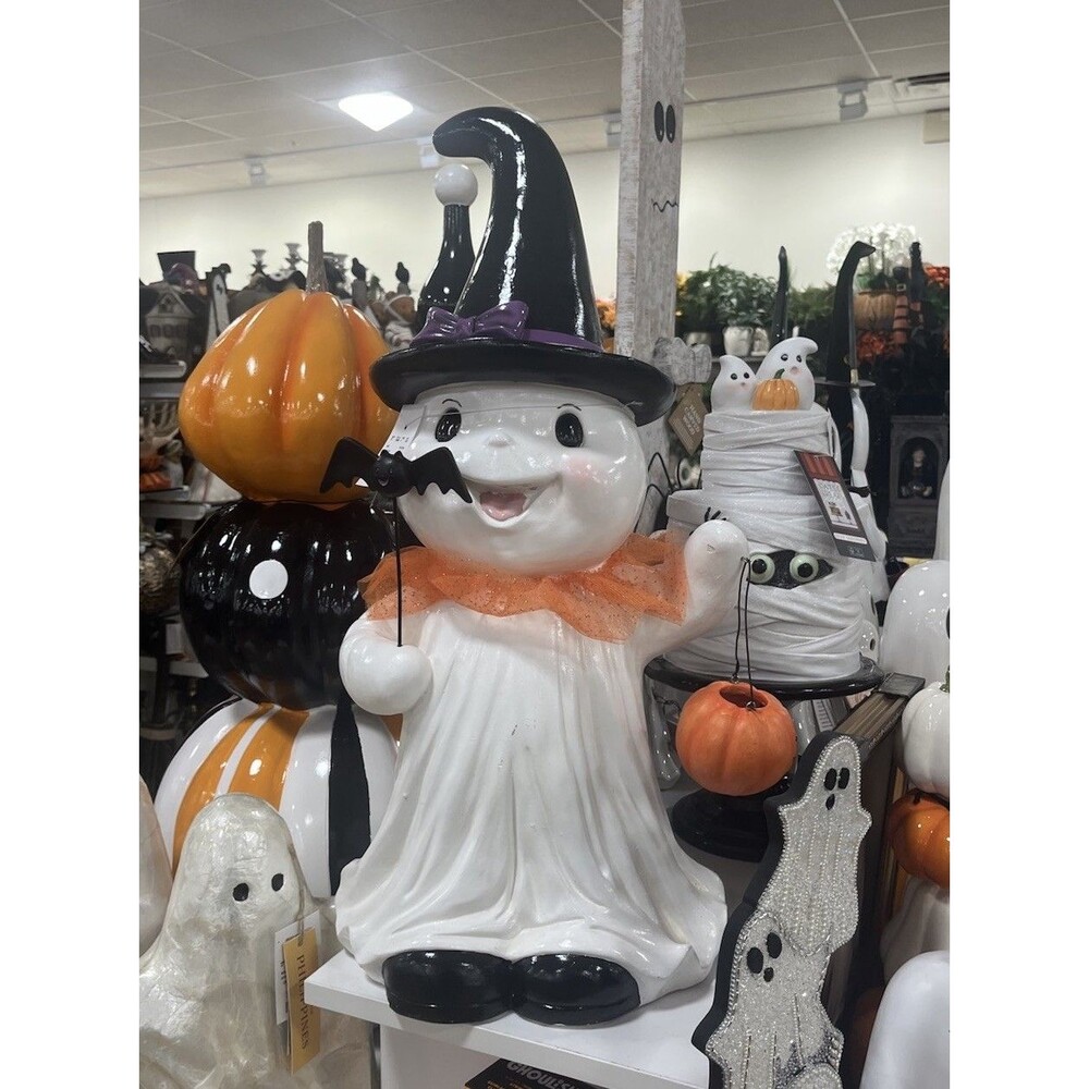 Sweet Street Halloween Large Ghost Figurine Decor